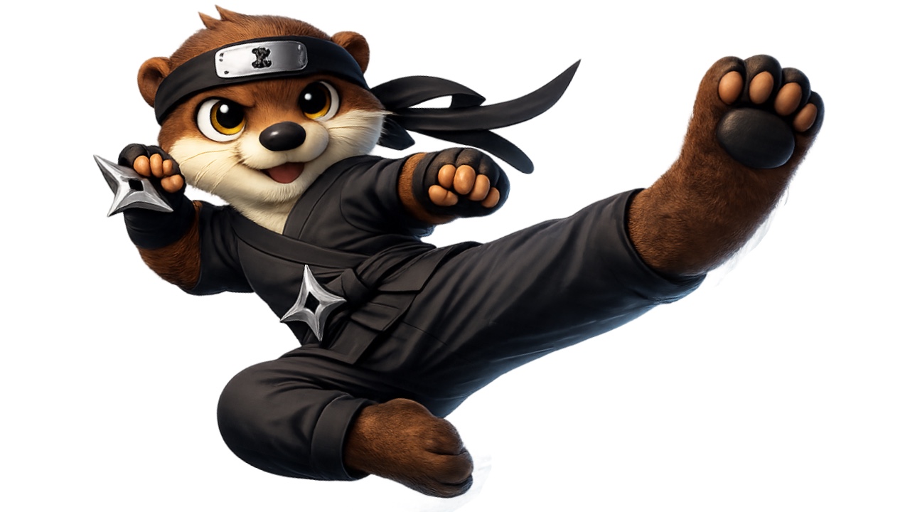 NinjaOtter Mascot